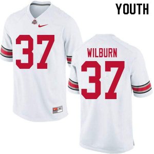 Youth Ohio State Buckeyes #37 Trayvon Wilburn White Nike NCAA College Football Jersey Check Out OKD3644QG